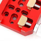 Angeleyes XY-230601 Large Dovetail Groove Astronomical Telescope Accessory (Red) with Two Bolts