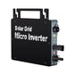 350W Intelligent Solar Grid Micro Inverter Ultra-thin Version 22V-48V MPPT Aluminum Alloy Wide Voltage Inverter