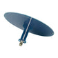 Right-handed Circular Polarization 15CM 610MHz-7GHz UWB Antenna Archimedes Spiral Antenna with SMA Male Connector