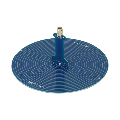 Right-handed Circular Polarization 15CM 610MHz-7GHz UWB Antenna Archimedes Spiral Antenna with SMA Male Connector