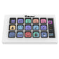 MiraBox MBOX 293S Stream Deck Visual Keyboard (White) w/ 15 LCD Keys &amp; LCD Window for Live Streaming