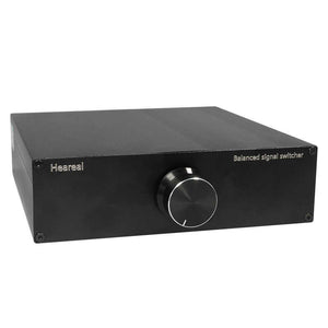 Heareal QX1 1 IN 2 OUT XLR Audio Switcher HiFi Passive Full Lossless Balanced Signal Switcher
