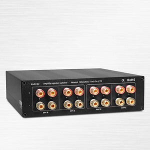 Heareal Q2 Power Amplifier Speaker 2 IN 2 OUT Audio Switcher HiFi Passive Lossless Amplifier Switcher