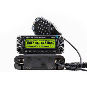 Black D9000 Vehicle Walkie Talkie UV Dualband 50W High Power Multifunctional Radio Dual Power Amplifier Transmission