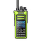 Green M10 Multi-band 10W High Power Handheld Walkie Talkie FM AM Receiving Support PTT ID Identification with 1.77-inch LCD