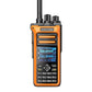 Orange M10 Multi-band 10W High Power Handheld Walkie Talkie FM AM Receiving Support PTT ID Identification with 1.77-inch LCD