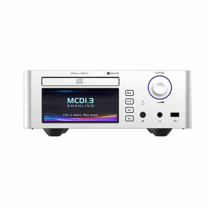 SHANLING Silvery 220V MCD1.3 Multifunctional Digital and Streaming Audio Player SAA7824+DA11 Servo System Support for MQA-CD/CD
