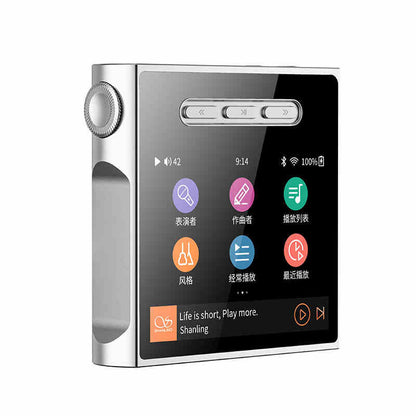 SHANLING Silvery M1S Lossless Music Player Bidirectional Bluetooth Hardware Decoding DSD512 ES9038Q2M DAC 2xRT6863 AMP