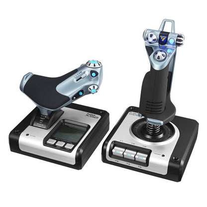 New Original X52 Flight Control System Flight Stick &amp; X52 Throttle Unit for Saitek PC Flight Games