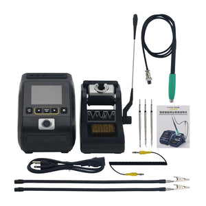 FNIRSI DWS-200-F210 Advanced Version Smart Constant Temperature Soldering Station 2.8-inch TFT Display with 3 Soldering Tips