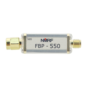 NMRF 550MHz (510-570MHz) Band Pass Filter Ultra-Small RF Bandpass Filter FBP-550 with SMA Connector