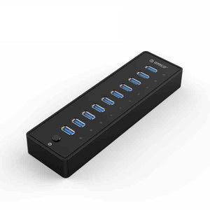 ORICO 10-Port USB Hub Charger High Speed USB Expansion Splitter for  Windows XP/Vista/7/8 &amp; MAC