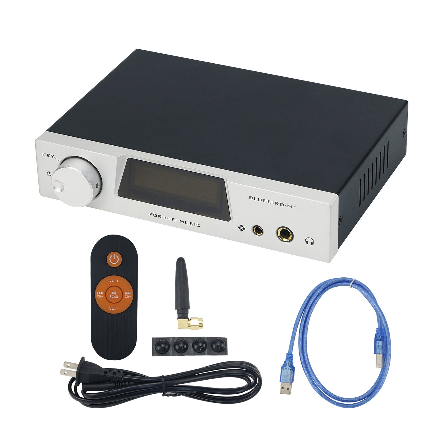 Bluebird M1 Dual Core ES9038 Decoder Bluetooth 5.1 with USB Sound Card LDAC Linear Power Supply HIFI Equipment DSD512