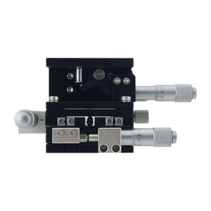LD60-LM 60x60MM/2.4x2.4" XYZ Axis Sliding Stage Manual Sliding Table with Left-Handed Micrometer