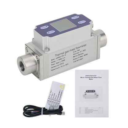 0-100L/min Methane Flow Meter MEMS Thermal Gas Flow Meter Mass Flow Meter Designed with RS485 Output