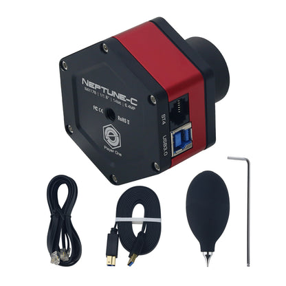 Player One Neptune-C (IMX178) 6.4MP USB3.0 Color Camera Planetary Camera for Lunar &amp; Meteor Imaging