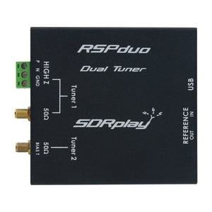 RSPduo Software Defined Radio Full-mode SDR Receiver MCX I/O 1kHz-2GHz 14bit Dual Tuner for SDRPlay