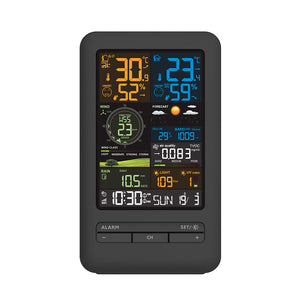 FJ3395TY-2 WiFi Bluetooth Smart Weather Station Full Function Weather Forecast Digital Clock Support for TUYA APP