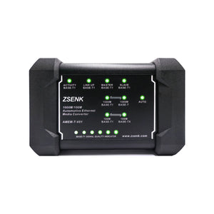ZSENK 1000M/100M Automotive Ethernet Media Converter (15EDG-3.81mm Connector) Supports Legacy Mode