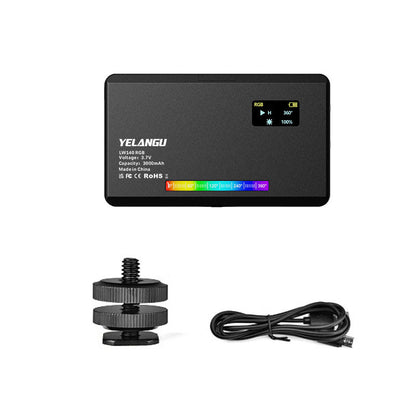 LW140RGB LW140-RGB Fill Light 8W 2500K-9000K RGB Video Light w/ 140 LED Beads &amp; 26 Light Effects