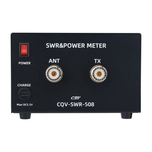 CQV-SWR-508 200W 1.8-54MHz Digital SWR &amp; Power Meter 4.3-inch IPS Color Screen Standing Wave Meter for Ham Radio