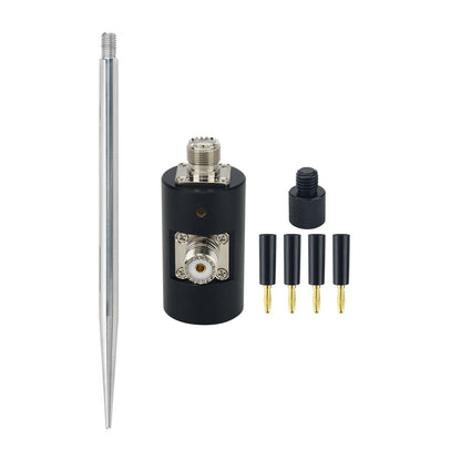 DIY Portable Aluminum Alloy Vehicle Shortwave Antenna Base + Tripod Adapter for Outdoor Installation