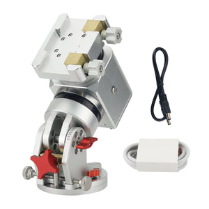 Silvery JUWEI 14 Harmonic Equatorial Mount 8KG Load Capacity Support 3/8 Tripod for Astronomical Telescope Accessory