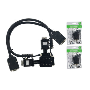 FEY4015 40x40mm/1.6x1.6&quot; XY Axis Sliding Table Sliding Stage Cross Roller Type Motorized Platform