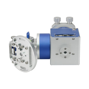 JUWEI-17 Harmonic Equatorial Mount (Blue Silver with Narrow Dovetail Groove) + Wired Hand Controller