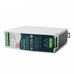 MW MEAN WELL DUPS20 Switch Power Supply 24V/20A Din Rail Type Uninterruptible DC-UPS Module for Battery Backup