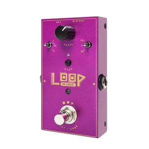 M-VAVE LOOP II Portable Single Guitar Effects Pedal Phrase Loop Effector Support Preparation Recording Function