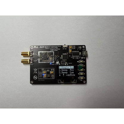 HAMGEEK ADF4351 On-Board Module 35M-4.4G RF Signal Generator Board w/ Built-in Battery &amp; 1.8&quot; Screen