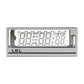 VCK0658AL VFD Clock Vacuum Fluorescent Display WiFi Clock USB Power Supply with Frosted Aluminum and Acrylic Shell