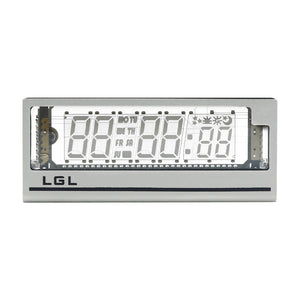 VCK0658AL VFD Clock Vacuum Fluorescent Display WiFi Clock USB Power Supply with Frosted Aluminum and Acrylic Shell