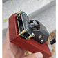 PC Practice Version Automatic/Manual Morse Code Telegraph Key Annatto Base Mini CW Key with PC Communication Cable
