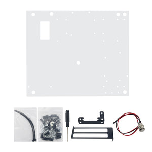 MATX Medium Transparent Acrylic Open Frame PC Case High Performance Heat Dissipation Support for MATX/ITX Motherboard