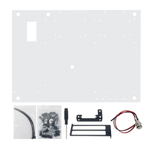 ATX Large Transparent Acrylic Open Frame PC Case High Performance Heat Dissipation Support for ATX/MATX/ITX Motherboard