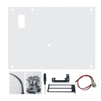 ATX Large Transparent Acrylic Open Frame PC Case High Performance Heat Dissipation Support for ATX/MATX/ITX Motherboard