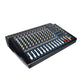 Professional 12-Channel High Power Audio Mixer 1600Wx2 Audio Tuner with Bluetooth Reverberation Equalization