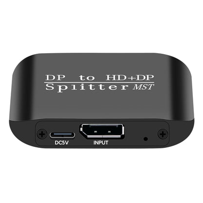 NK-W60 Portable DP to DP and HDMI-compatible Splitter 4K 60Hz/1080P 60Hz Support for MST/SST