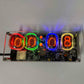EI427 | QS27 4-Bit Glow Tube Clock Plug-in Type Nixie Tube Clock Base with Mini Speaker and WiFi Function
