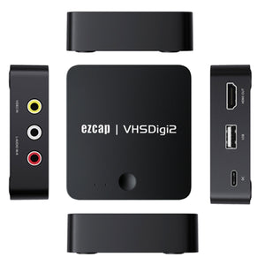 Ezcap VHSDigi2 Ezcap181 VHS Digitizer Audio Video Recorder AV Recorder for VHS Tapes to MP4 &amp; CVBS