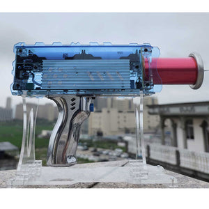 Fourth Generation 2200mAH Handheld Tesla Coil Punk Tech Style Decoration 10CM Artificial Arc Support Voltage Display