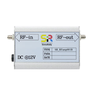 SinnoRally RFamp001B 9KHz-5GHz 25dB RF Amplifier EMC Electromagnetic EMI Low Noise RF Preamplifier with 12V Power Adapter