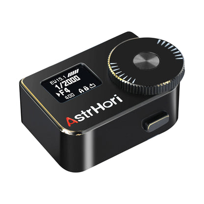 AstrHori AH-M1 Photography Light Meter (Black &amp; Brass Version) with Cold Shoe for DSLR Cameras