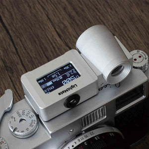 LightMate Area 2S + OV-X1 Silver 17° Digital Exposure Meter Light Meter &amp; Viewfinder for Zone System