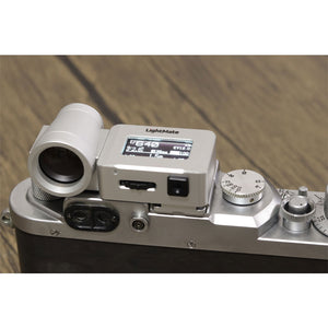 LightMate Area 2S + OV-X1 Silver 17° Digital Exposure Meter Light Meter &amp; Viewfinder for Zone System