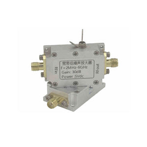 2M-6GHz Low Noise Amplifier LNA Amplifier with 30DB Gain &amp; High Flatness (without Type-C 5V Port)