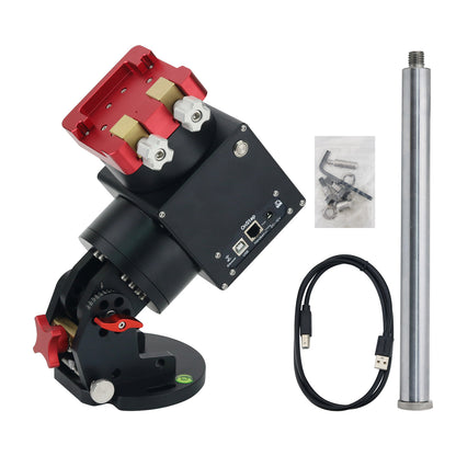 JUWEI-17 Harmonic Equatorial Mount Telescope Equatorial Mount (Black with Narrow Dovetail Groove)