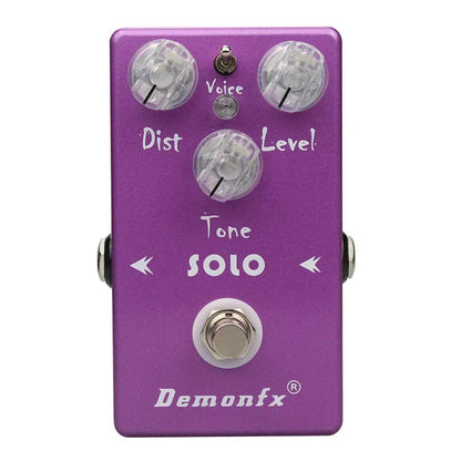 Demonfx SOLO High Quality Guitar Effects Pedal Versatile High Gain Distortion Pedal 9VDC